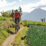 Pedal the "Golden Arches" trail for an introduction to the Guatemalan terrain