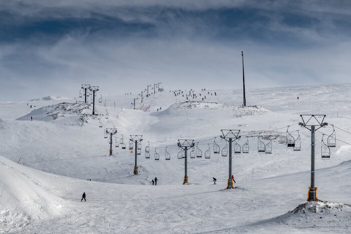 Set your sights on Mount Parnassos to hit the slopes in January