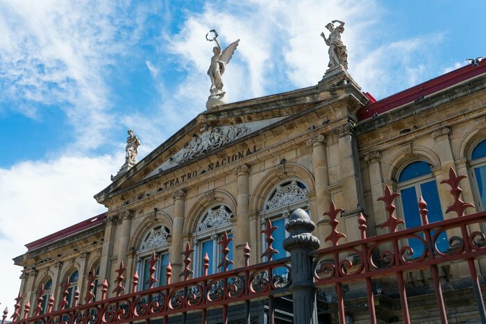 Explore San José and checkout the neoclassical Teatro Nacional 