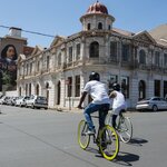 Biking around Johannesburg