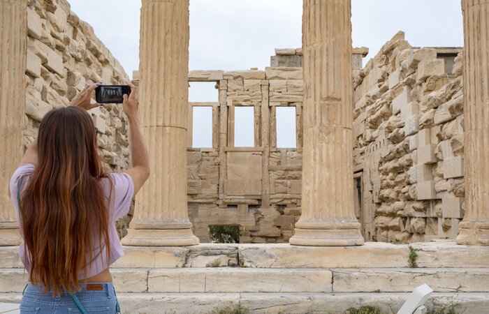 Play out stories of heroes and monsters at the Acropolis