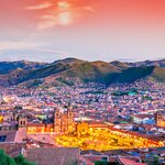 Sunset over Cusco, Peru