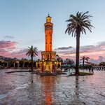 Take a guided tour of İzmir, including it's clock tower in Konak Square