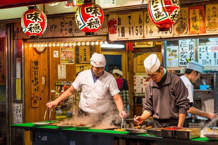 Sample from endless food markets in Japan