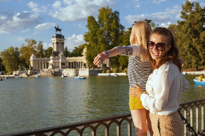Take the family to Madrid and check out Retiro Park