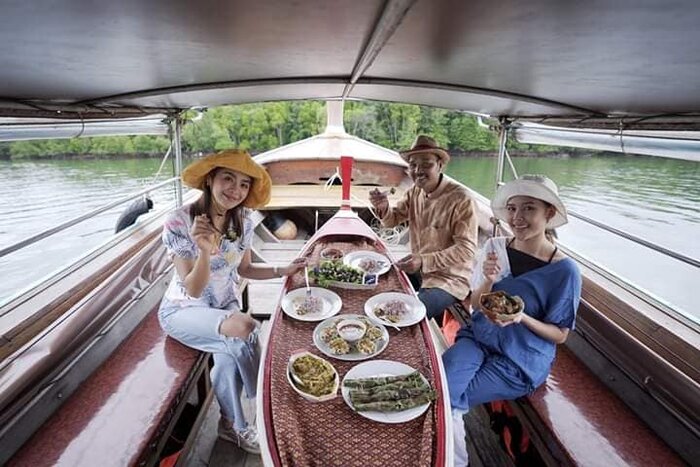 Sunset by Local Boat & Dinner