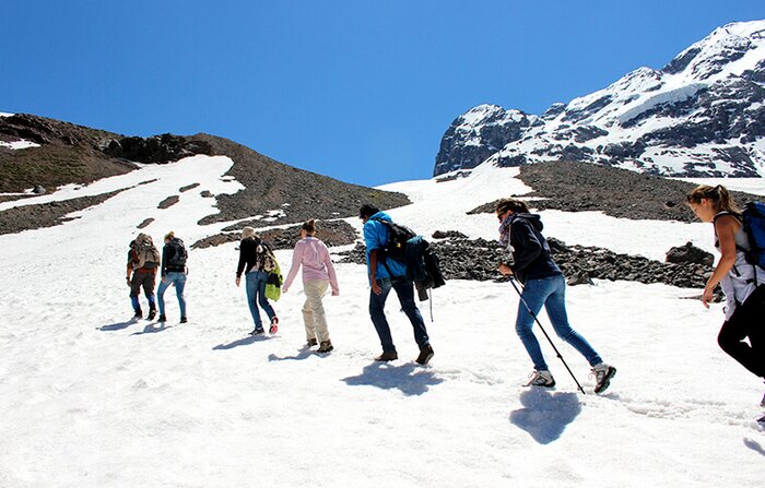 Hiking Glaciers and Hotsprings - Morado Glacier Hike