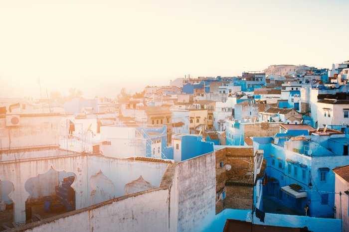 Chefchaouen - blue city of Morocco.