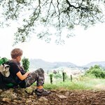 Kids can burn off energy on a gentle nature hike of Camino Real