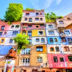 Check out Hundertwasser's architecture in Vienna