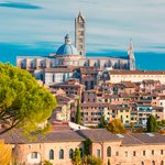 Siena Duomo and old town skyline