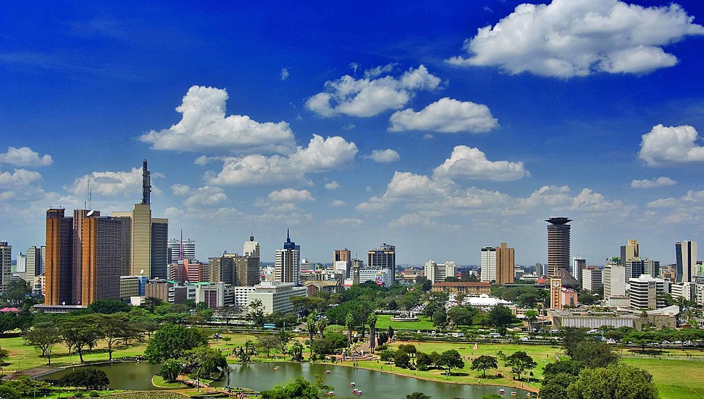 A view over Nairobi city