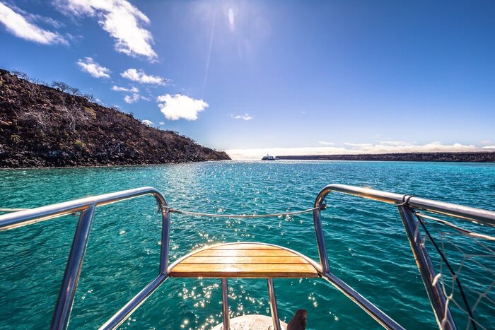 Explore the bays and beaches of Isla Isabela by luxury catamaran yacht