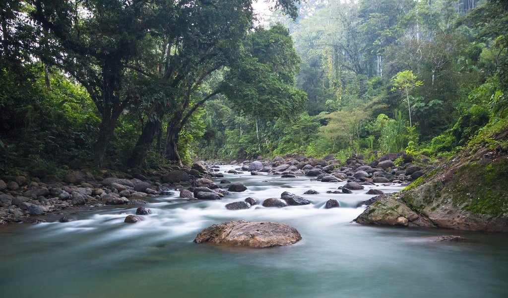 Rio Tscui, located near the indigenous village of Yorkin in Talamanca