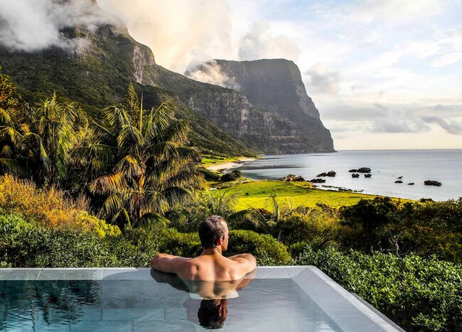 Spend two nights on the remote and exclusive Lord Howe Island (photo courtesy of Capella Lodge)