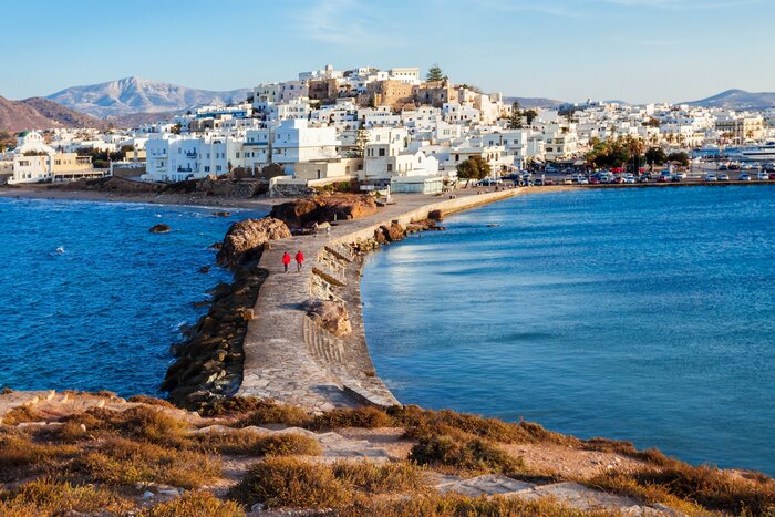 Looking toward Naxos town