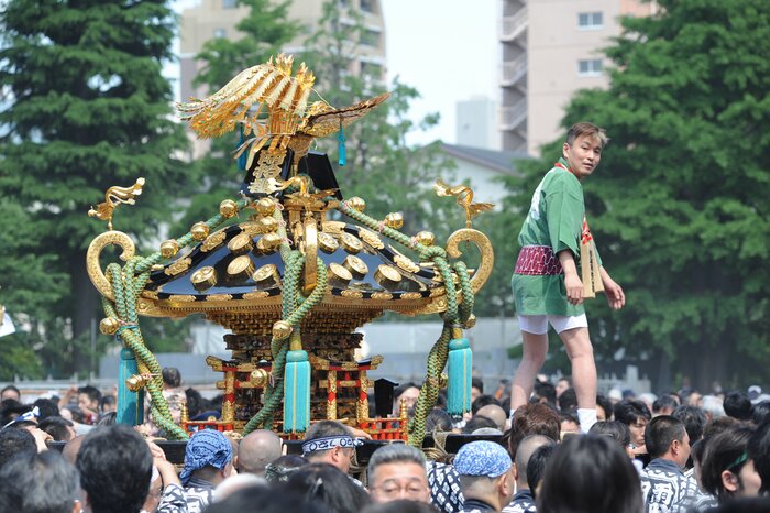 Tokyo holds one of the largest Shinto festivals in the country with August's Sanja Matsuri festival