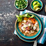 Try several classic Peruvian dishes such as Pacific seafood ceviche 