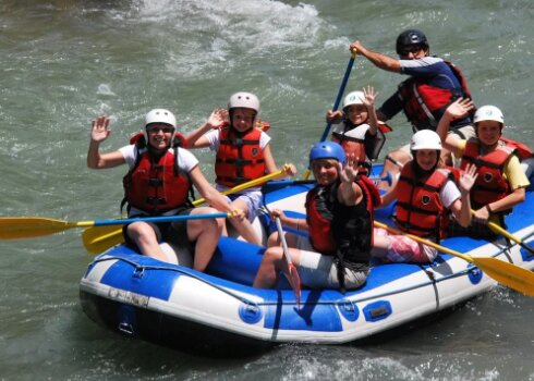 Rafting on the Pejibaye River