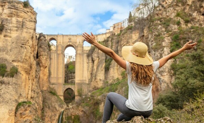 Take the family on a tour of scenic Ronda, an Andalusian "Pueblos Blancos"