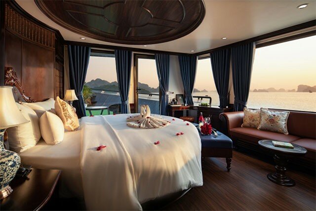 Day 2: Halong Bay - Hanoi by private car - Orchid cruise