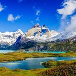 Stunning landscape of Torres del Paine National Park