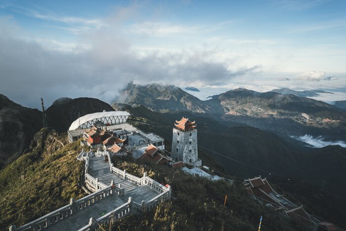 Ascend Mount Fansipan, Vietnam's highest mountain, via cable car