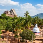 Meditation Rock at the Mihintale ancient city near Anuradhapura, Sri Lanka