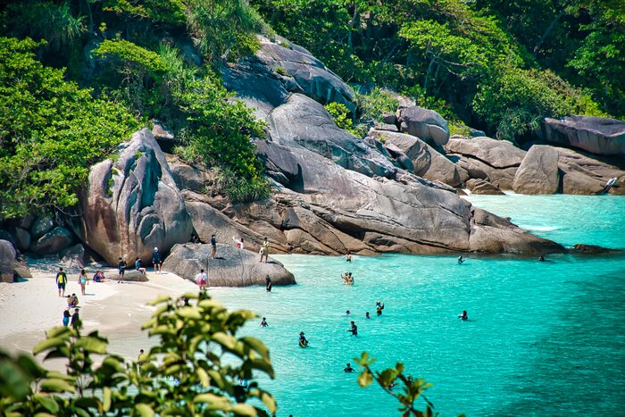 Spend a day on a speedboat exploring Thailand's Similan Islands