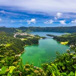 Hike above spectacular crater lakes in the Azores