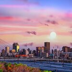 Sunset over Johannesburg 