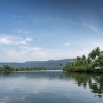 The jungle meets the Tatai River in the Cardamom Mountains