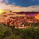 Take in the setting sun over Morocco's Ouarzazate