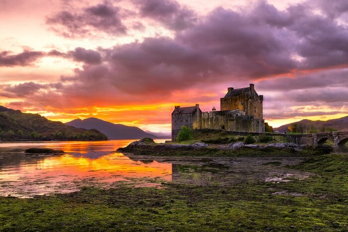 Visit Eilean Donan Castle on your way to the Isle of Skye
