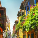 Wander the colorful streets of Cartagena's UNESCO-listed Old Town