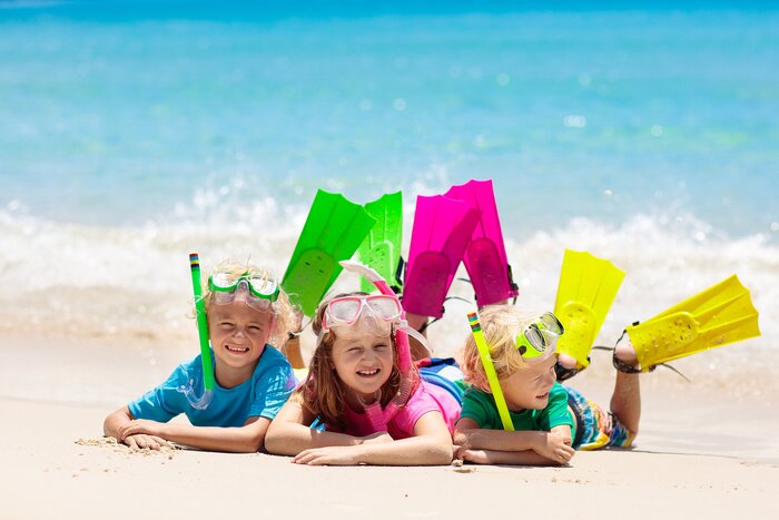 Children on beach