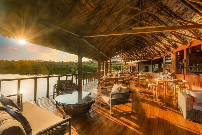 Venture into the Ecuadorian Amazon to reach your luxury lodge (photo courtesy of Sacha Lodge)
