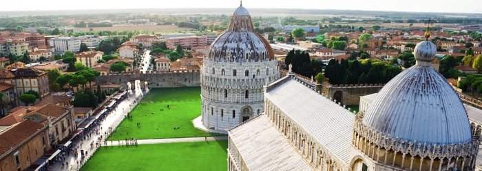 4h car disposal & entrance to the leaning tower of Pisa