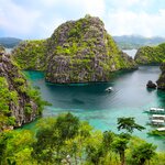 Explore the turquoise waters around Coron 
