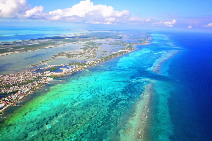 Snorkel at the island reef near Ambergris Caye, Belize