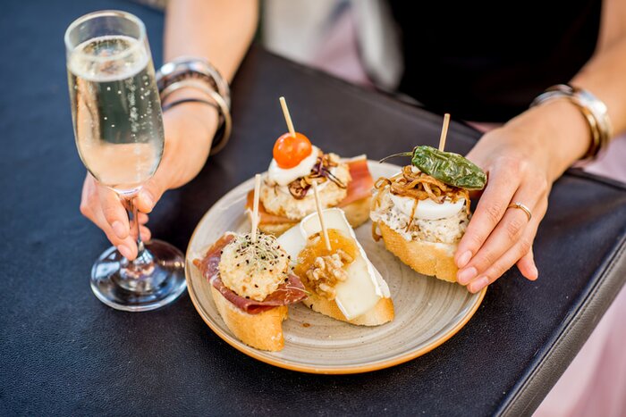 Sample the Basque version of tapas in San Sebastián, Spain