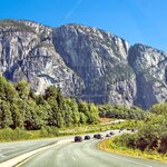 Drive along the scenic Sea-to-Sky Highway to get to Whistler