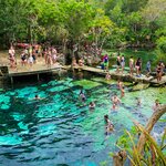 Take a refreshing dip in a cenote in the Yucután jungle