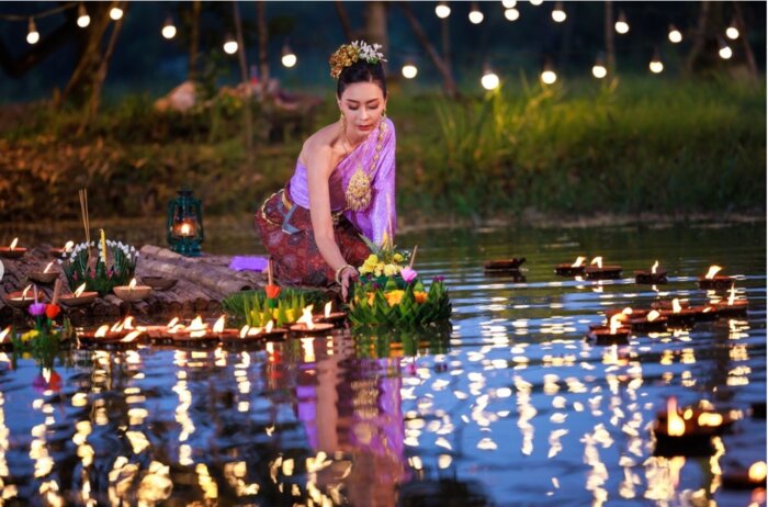 Krathong Theme Dinner at the hotel