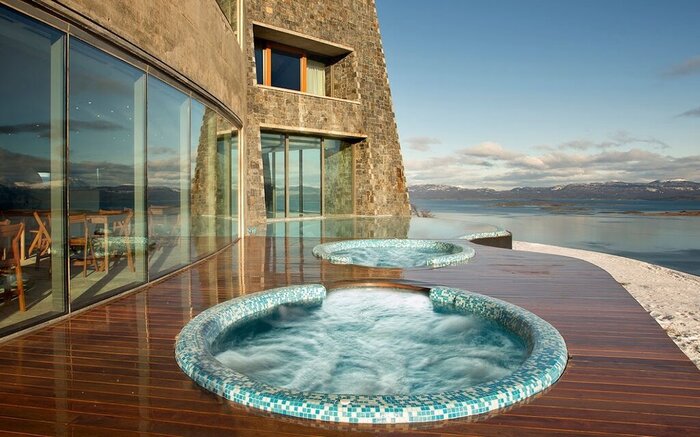 Exlpore the "end of the world" and overnight in a 5-star luxury retreat within a nature reserve (photo courtesy of Arakur Ushuaia Resort & Spa)