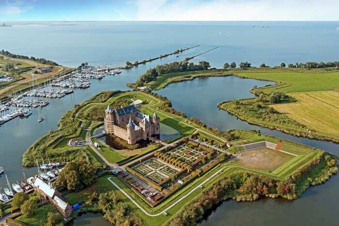 Muiderslot Castle in the Dutch countryside