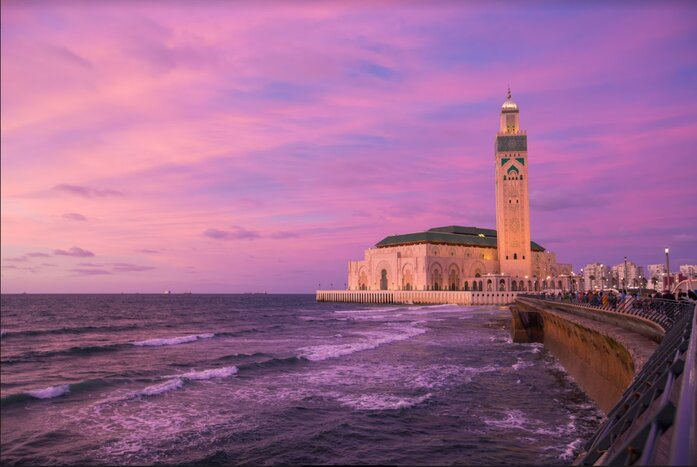 Guided tour of Hassan II mosque & the Habbous medina