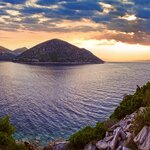 Sunset over the Peljesac Peninsula