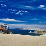 Where desert meets the ocean, Paracas Coastline, Peru