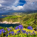 Views from the Miradouro de Santa Iría on the Azorean island of São Miguel